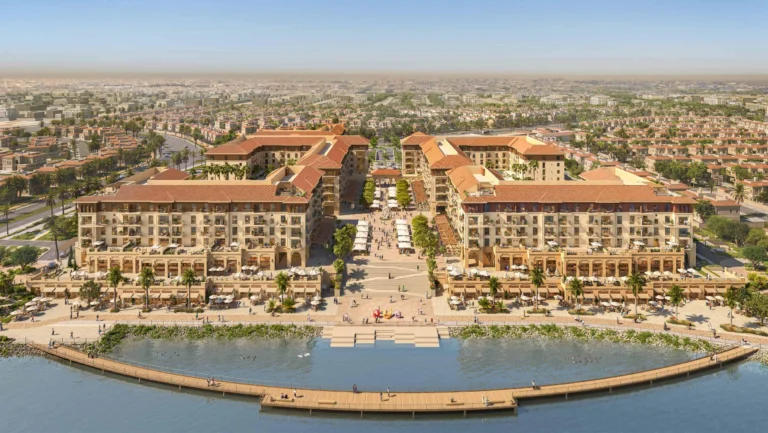 Architectural visualisation of Alhambra in Zayed City, Abu Dhabi