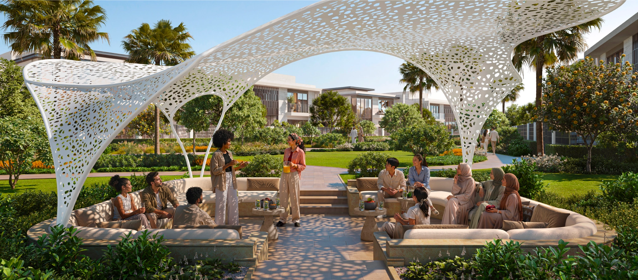 Architectural visualisation of Talay in Saadiyat Island, Abu Dhabi