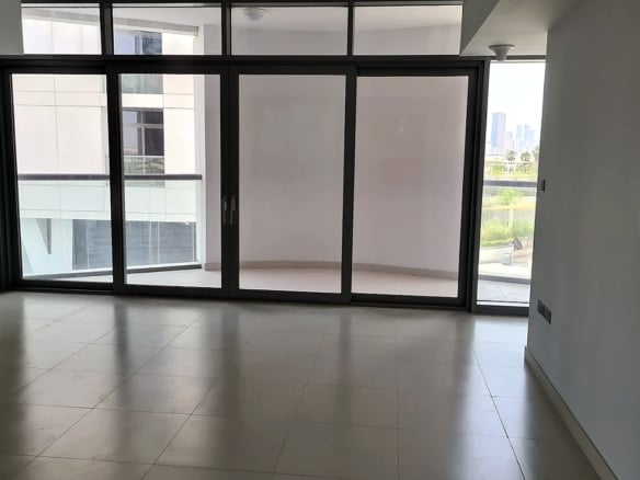 Living room with sliding doors to the balcony, Shams Meera, Al Reem Island
