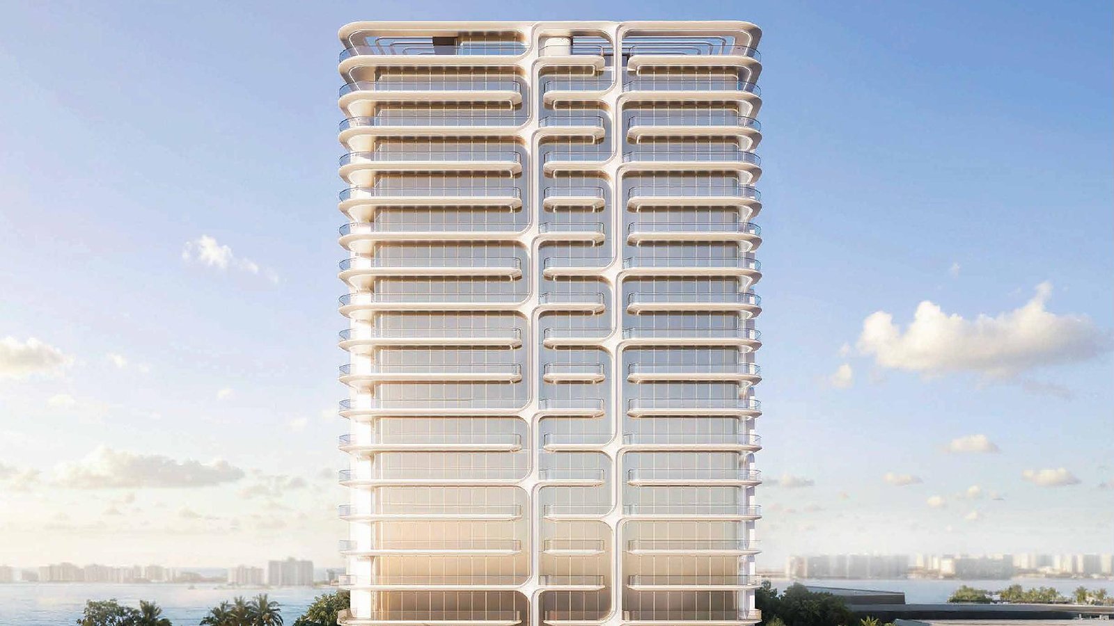 stellar-elie-saab-yas-island-1-bedroom-resale-03-tower-exterior Exterior of Stellar by Elie Saab residential tower, Yas Bay