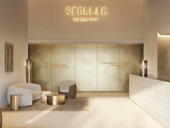 Lobby of Stellar by Elie Saab, Yas Island, Abu Dhabi