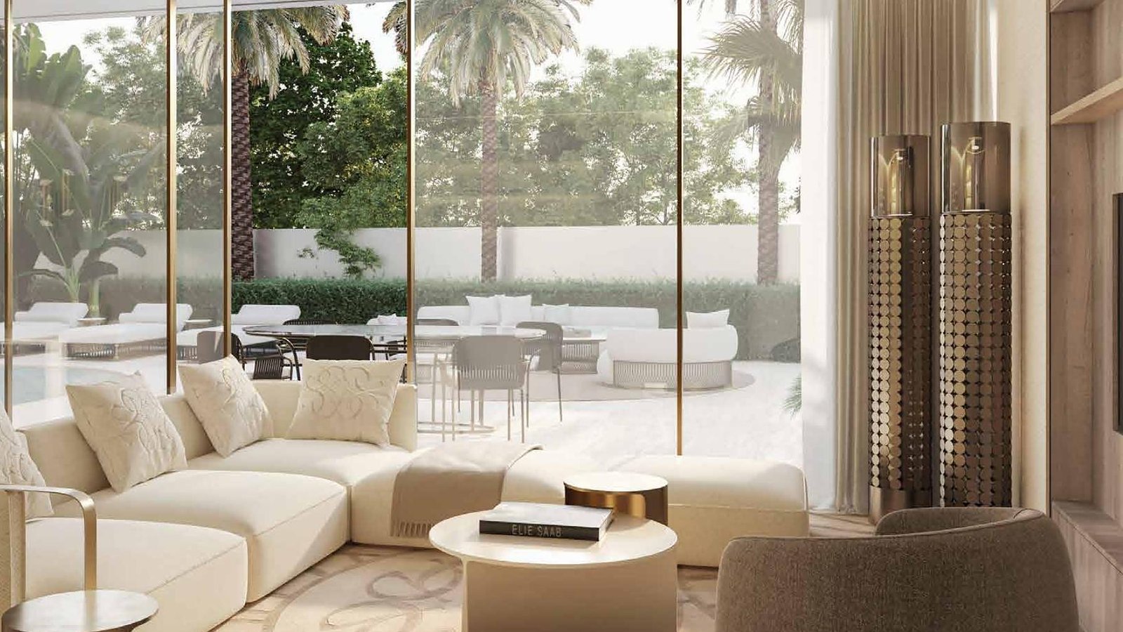 stellar-elie-saab-yas-island-1-bedroom-resale-06-living-room Living room interior render, Stellar by Elie Saab, Yas Bay