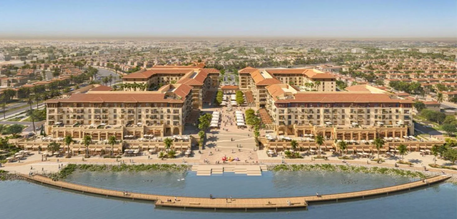 Bloom Living waterfront community render in Zayed City, Abu Dhabi